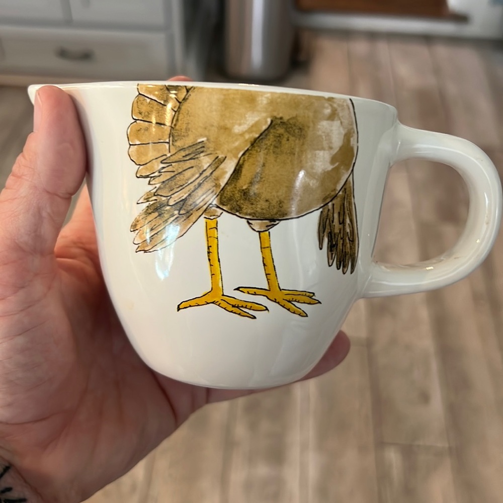 Rae Dunn creamer dish. Turkey legs ! Thanksgiving 🧡
